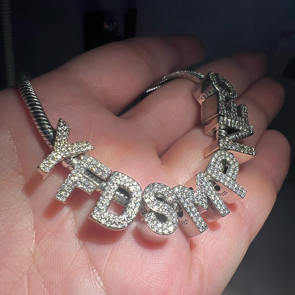 Letter F Charm - Picture 7 of 11